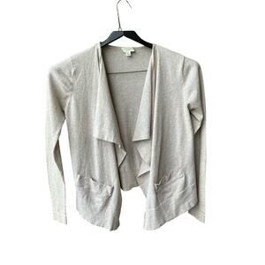 WITCHERY At Home Knit Beige Cardigan Size Small